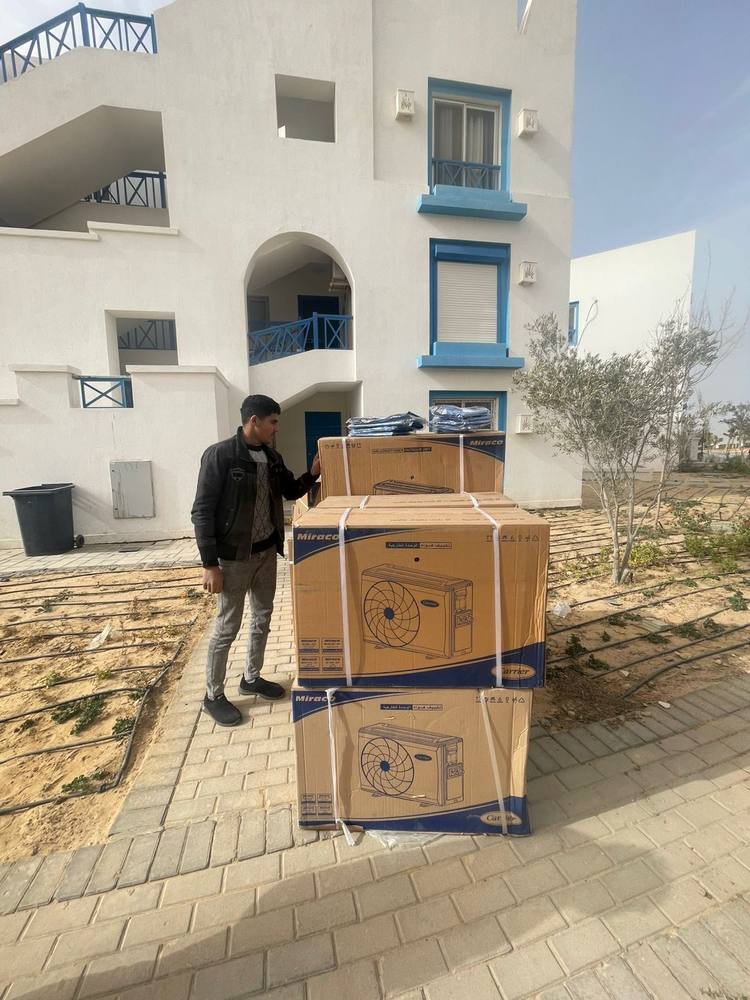 توريد وحدات تكييف داخل مشروع ماونتن فيو