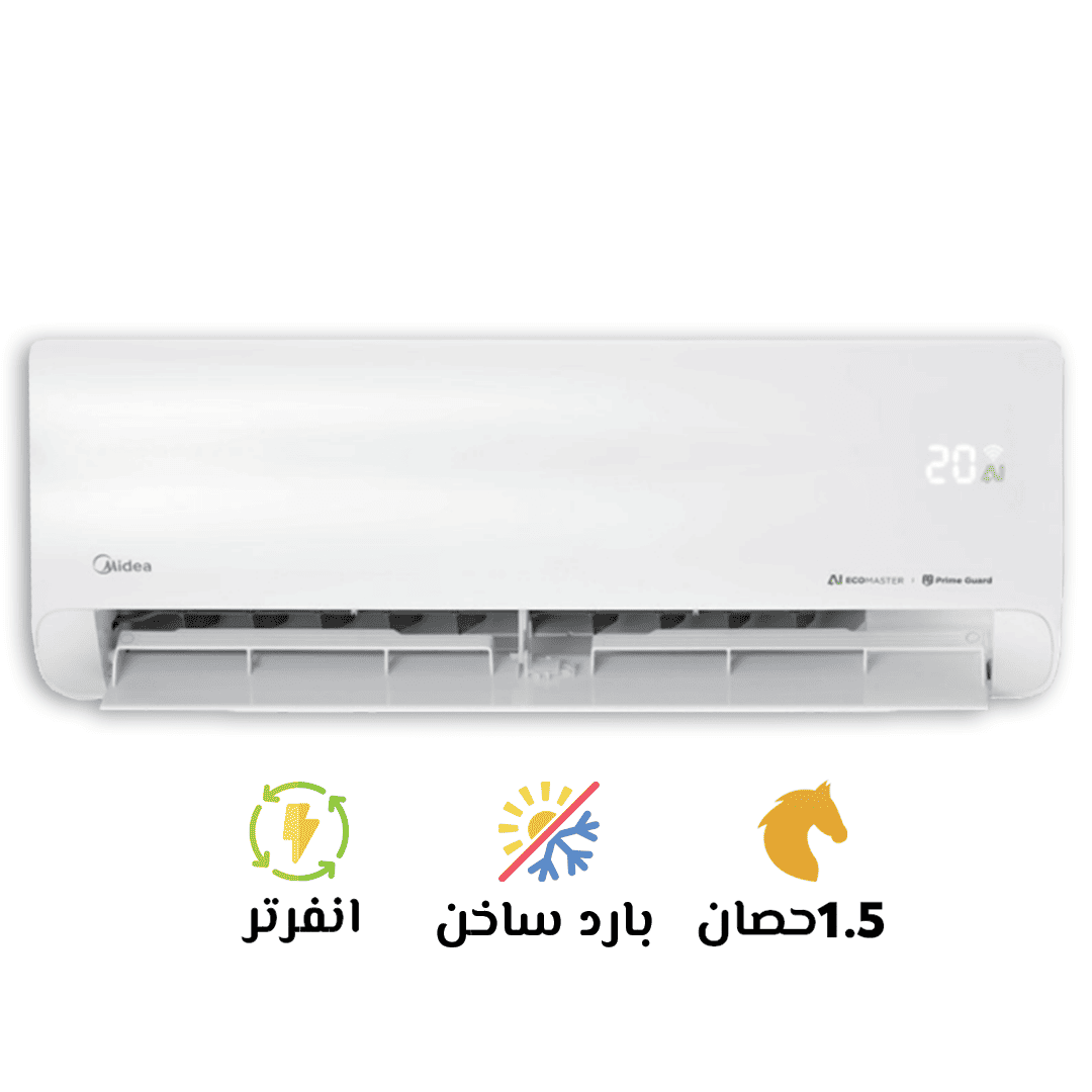 ايكو-ماستر-ويب-1.5-بارد-ساخن تكييف ميديا إيكو ماستر إنفرتر 1.5 حصان بارد ساخن (M1SEFT-12HRDN8F_Q8) - الصورة 1